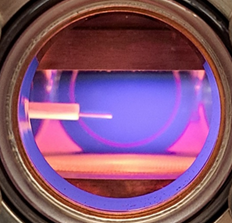 Ar plasma with Langmuir probe