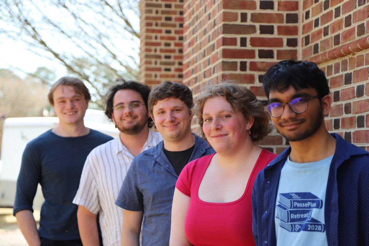 BQIS student researchers outside on campus