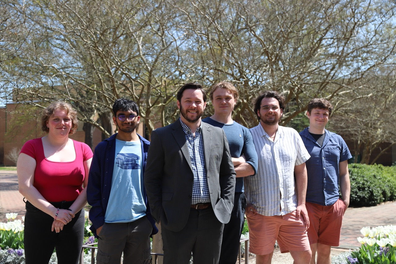 BQIS group members outside on campus